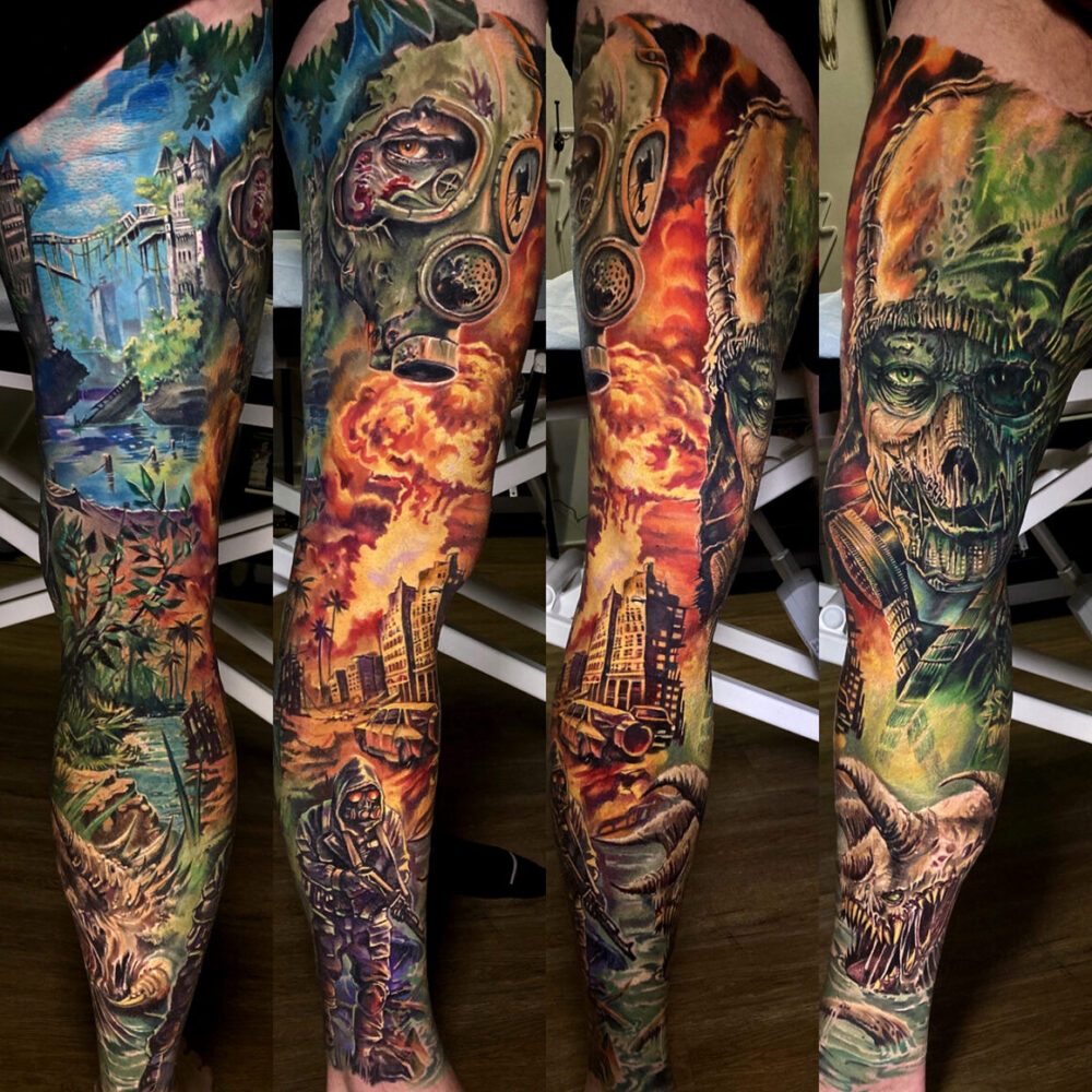 Derek Turcotte, Electric Grizzly Tattoo