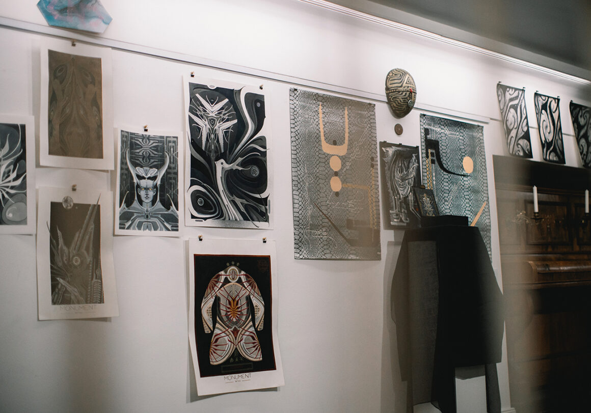 ETHNOFUTURISM art show, 1900 Galerie, photo by @annagphotography