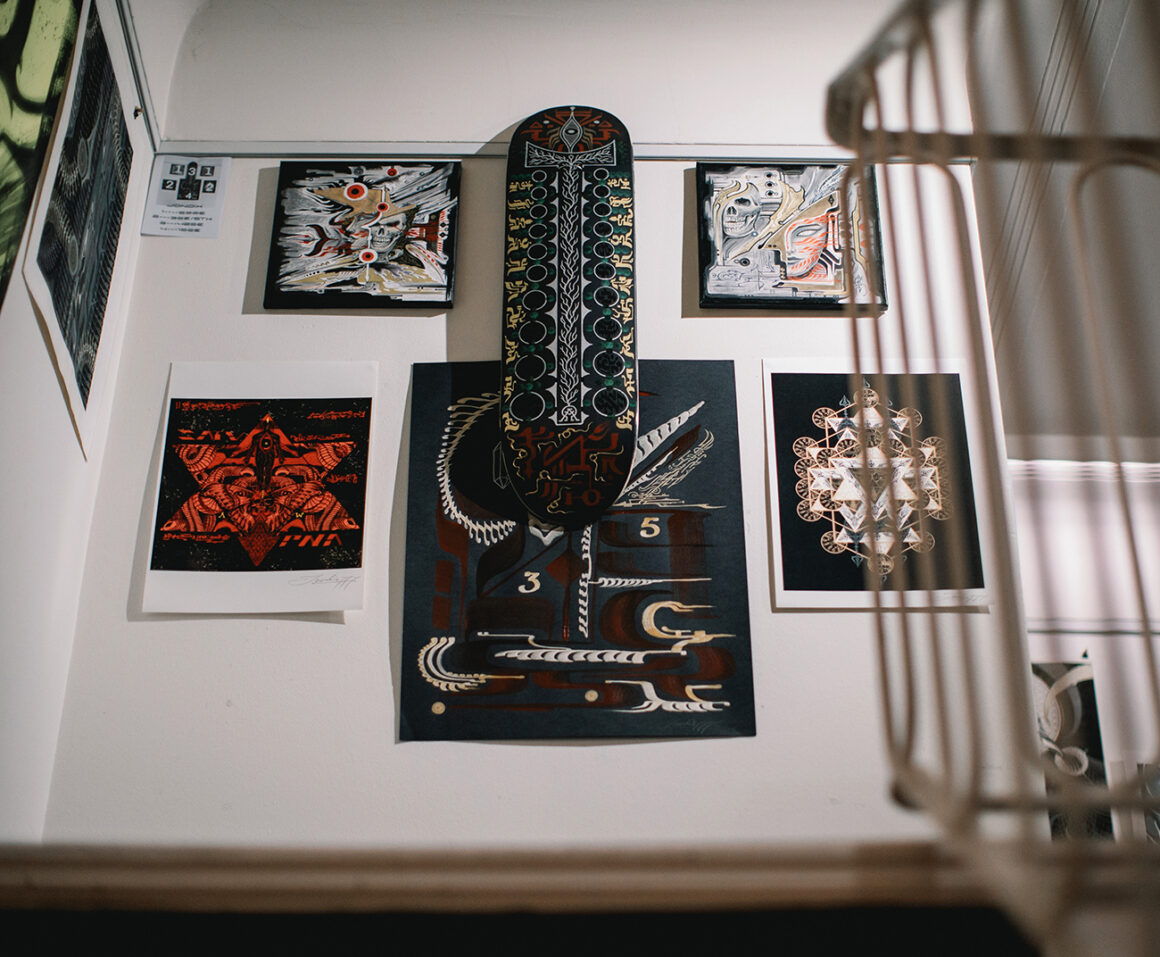 ETHNOFUTURISM art show, 1900 Galerie, photo by @annagphotography