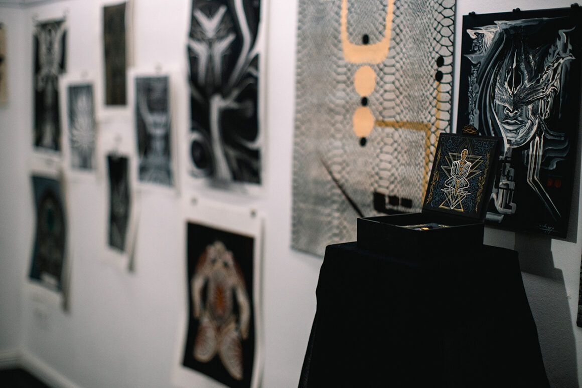 ETHNOFUTURISM art show, 1900 Galerie, photo by @annagphotography