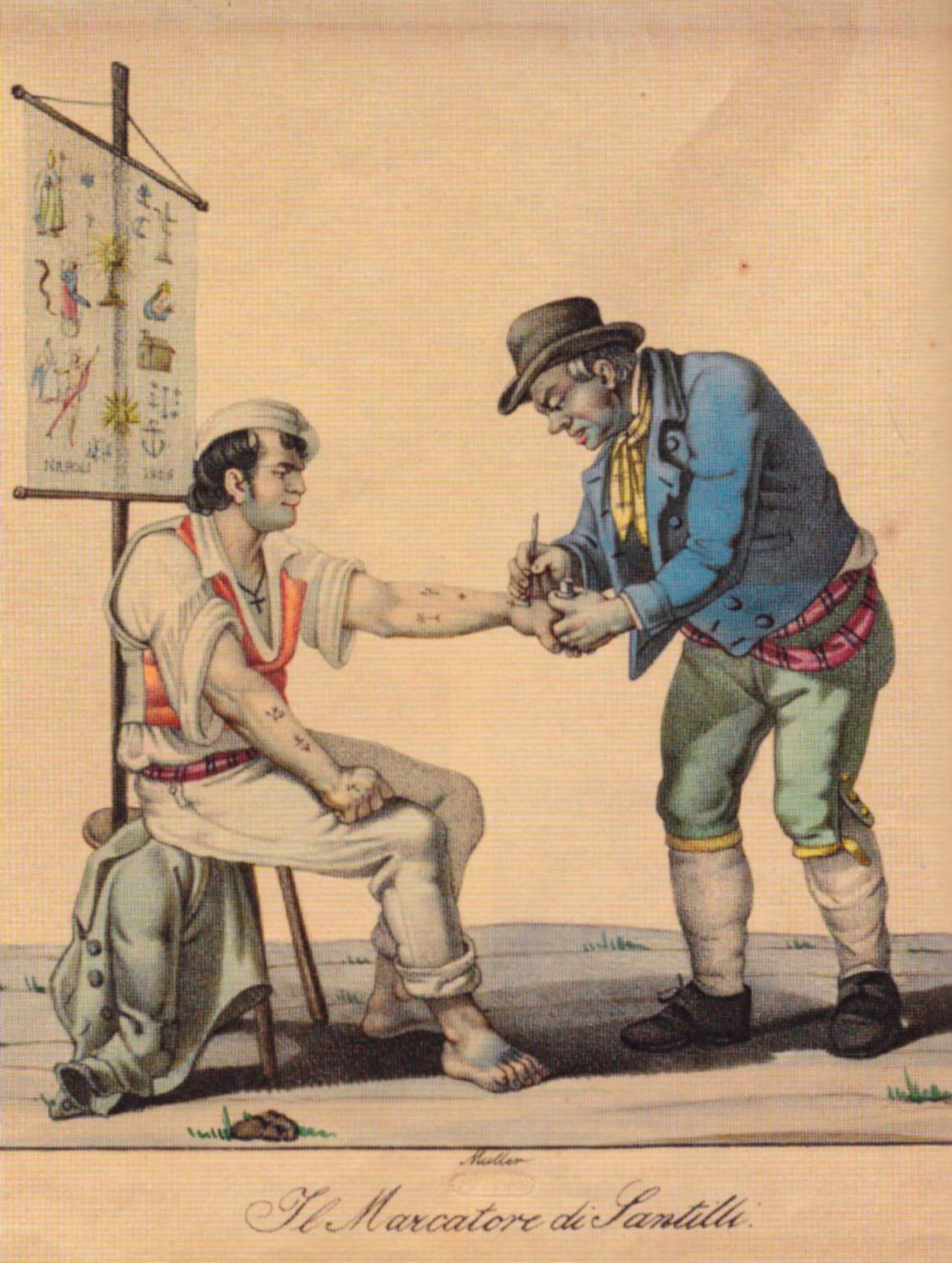 Rudolf Muller, il marcatore di Santilli, Napoli 1825