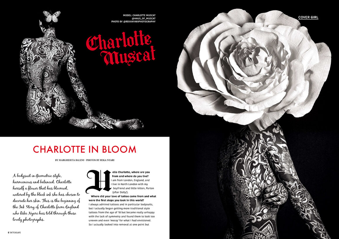 Cover girl Charlotte