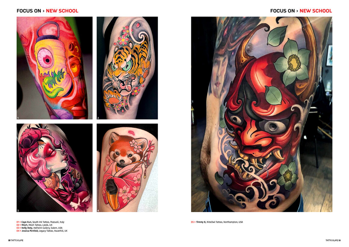 Tattoo Gallery: Focus on New School