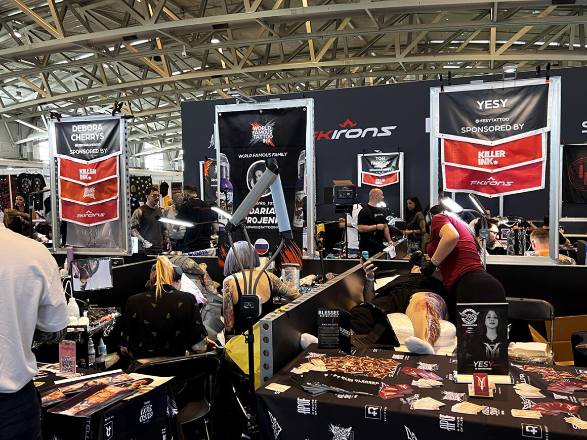 GODS OF INK TATTOO CONVENTION 2025, FK IRONS STAND