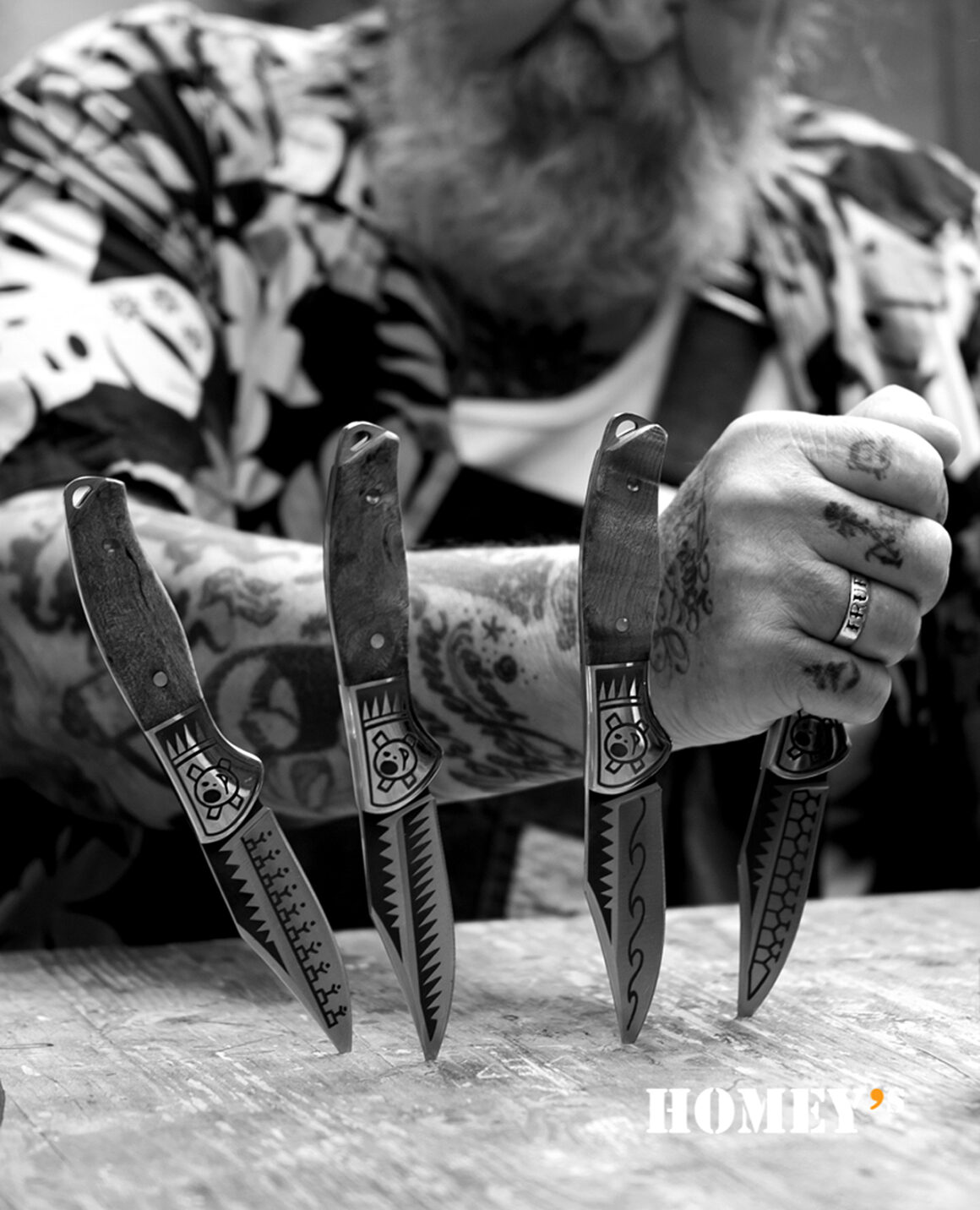 HOMEY’s Tools for Life: the new knife set by Henk Schiffmacher