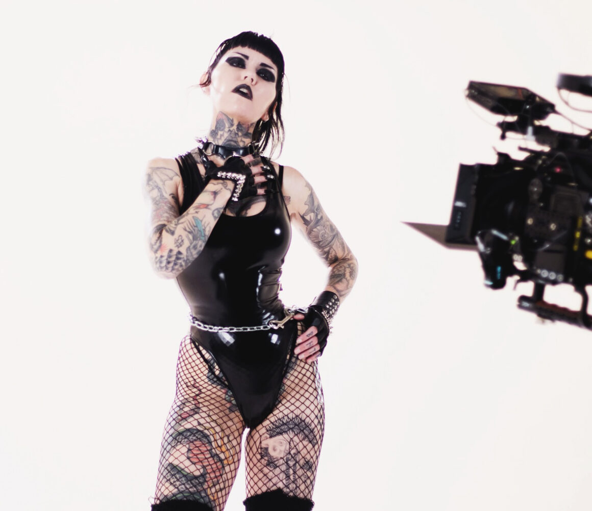 Kat Von D, Dead video shooting, @thekatvond