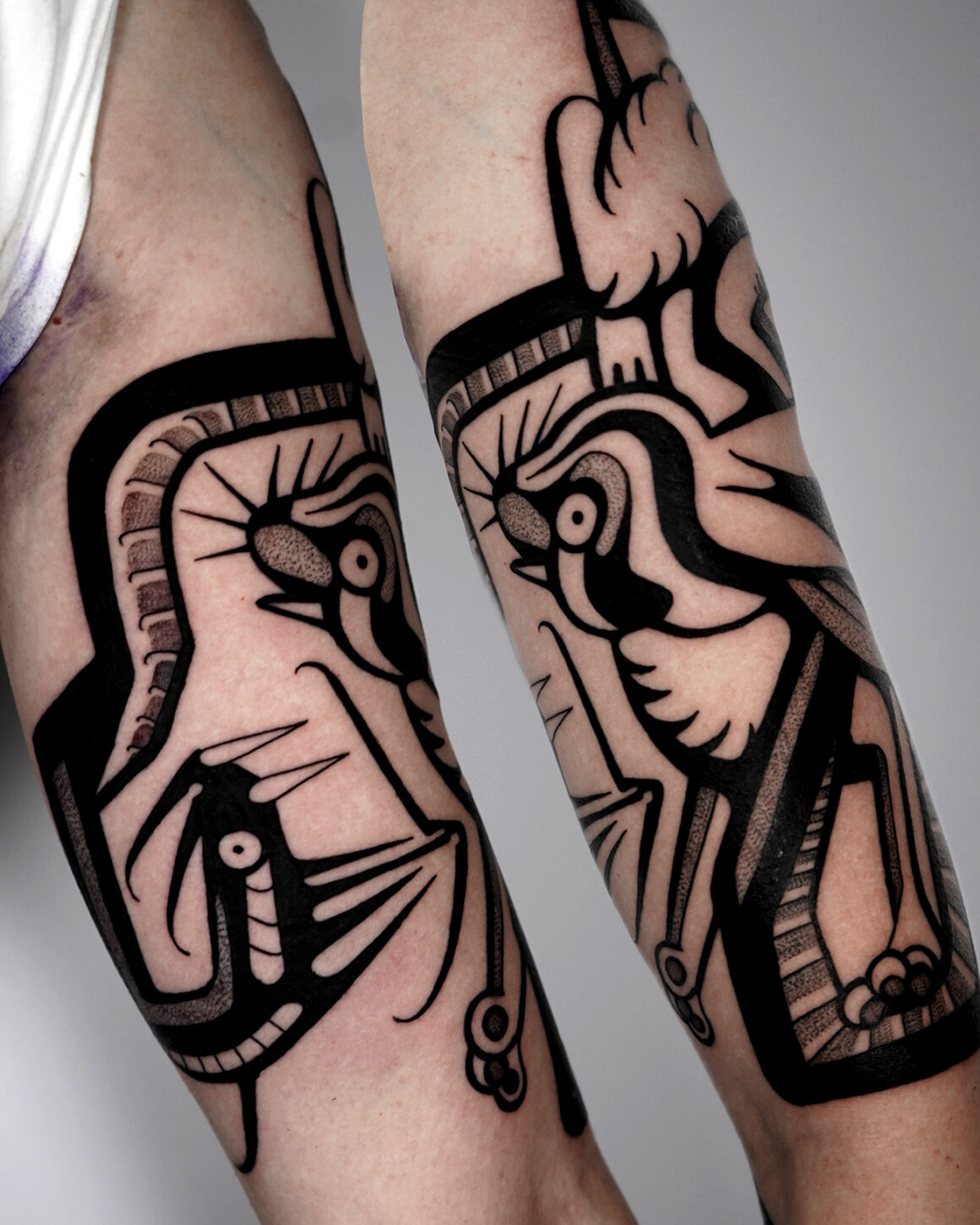 Tattoo by Marco Gruschwitz, @satanischepferde