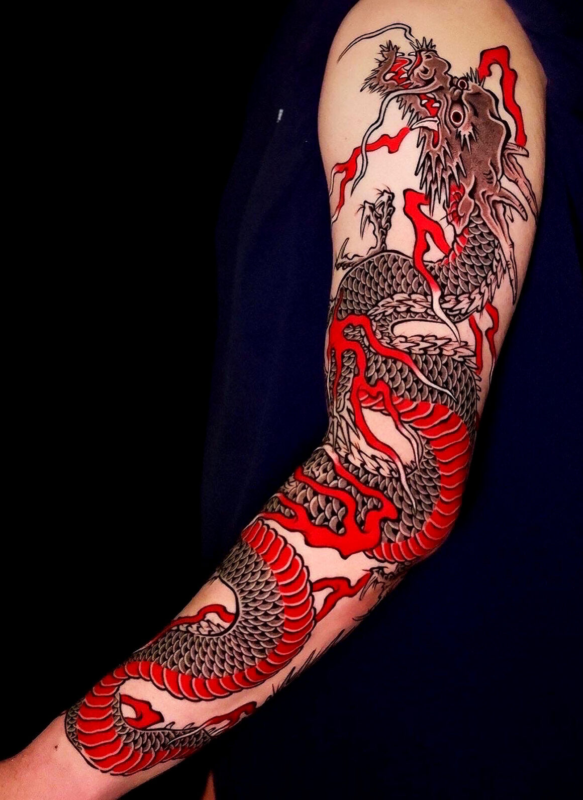 Tattoo by Dino Kim, @dino_oriental
