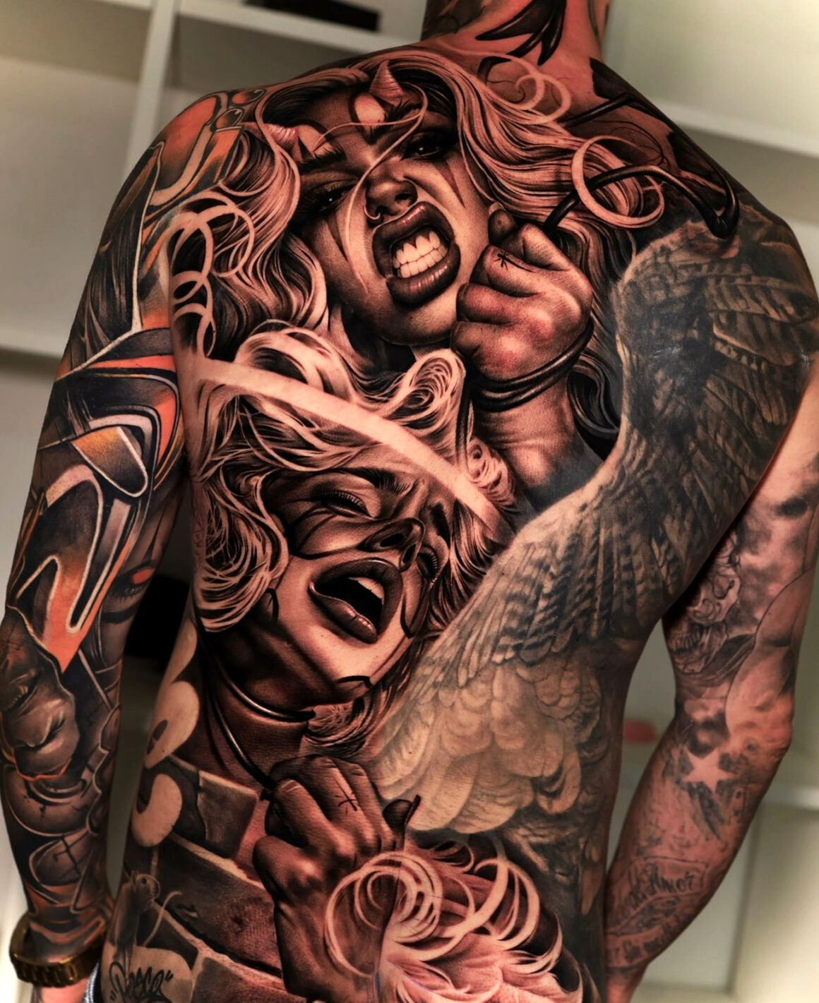 Tattoo by Kindamo and Posco Losco, @_kindamo_ - @posco_losco_tats