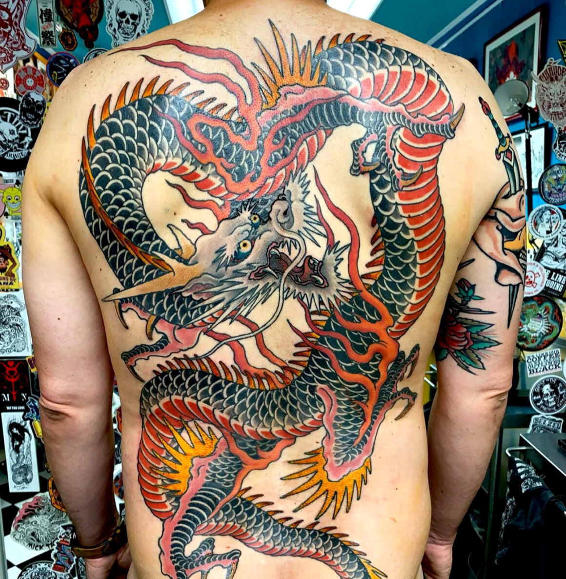 Tattoo by Luke Atkisnson, @checkerdemontattoos